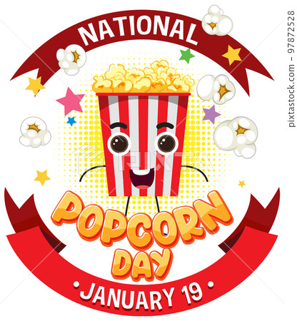 National Popcorn Day Banner Design National Popcorn Day Banner Design 97872528