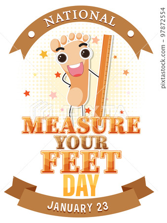 National Measure Your Feet Day Banner Design National Measure Your Feet Day Banner Design 97872554