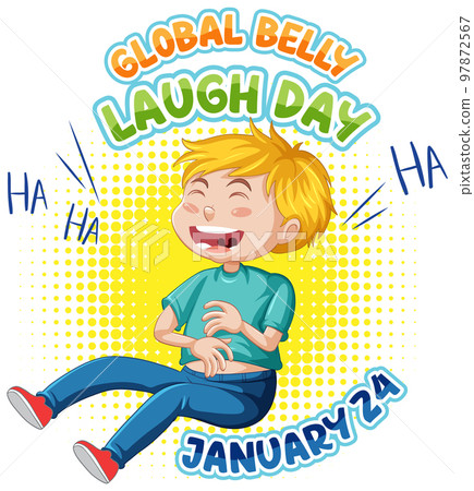 Global Belly Laugh Day Banner Design 97872567