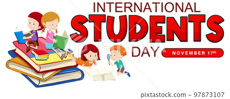 International Students Day Banner Design 97873107