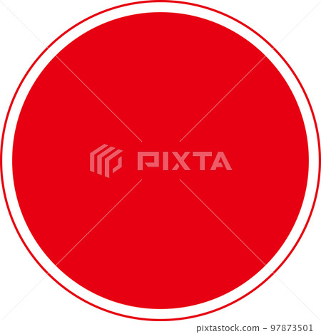 圖標標記交通標誌交通標誌指示牌警告標誌圓形紅框 97873501