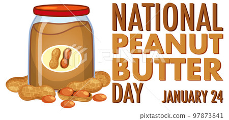 National Peanut Butter Day Banner Design National Peanut Butter Day Banner Design 97873841