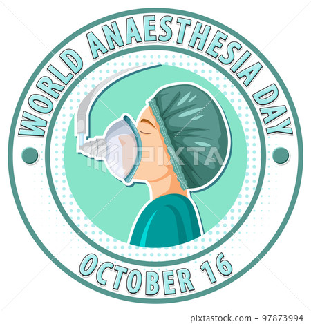 World Anaesthesia Day Logo Design 97873994