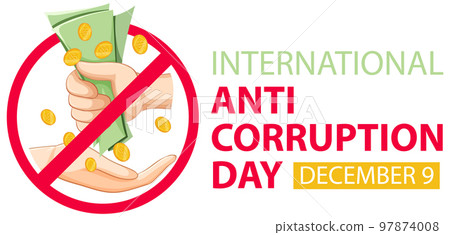 International anti corruption day December icon banner International anti corruption day December icon banner 97874008