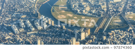 多摩川/六鄉川大橋航拍 97874360