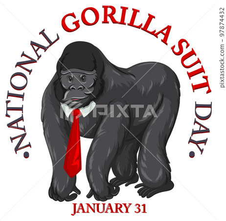 National Gorilla Suit Day Banner 97874432