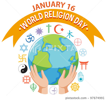 World religion day banner design 97874991