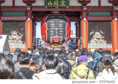 東京城市景觀雷門 97876605