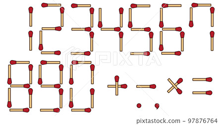 Match stick quiz material 1 97876764