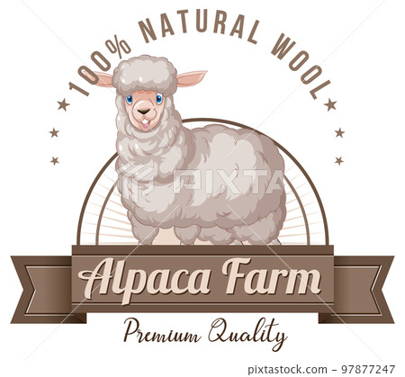 Alpaca farm logo for wool products Alpaca farm logo for wool products 97877247