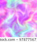 Iridescent holographic texture background. Excellent for web design, posters, covers, social media, packaging, fashion, or any other creative projects 97877567