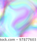 Iridescent holographic texture background. Excellent for web design, posters, covers, social media, packaging, fashion, or any other creative projects 97877603