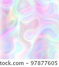 Iridescent holographic texture background. Excellent for web design, posters, covers, social media, packaging, fashion, or any other creative projects 97877605