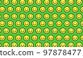 Smile character background illustration (green 97878477