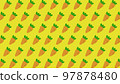 Background illustration full of carrots (yellow 97878480