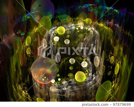 Imaginatory fractal abstract background Image 97879699