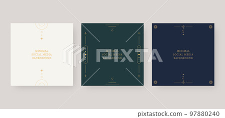 Social media background. Trendy editable social media post template. Vector illustration. Social media background. Trendy editable social media post template. Vector illustration. 97880240