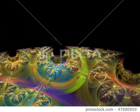 Imaginatory fractal abstract background Image 97880950