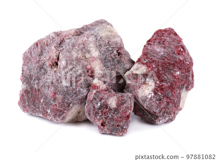 Benzoin Siam resinoid isolated on white background. Mix of benzoin and Dammar resin. Tropical resins. 97881082