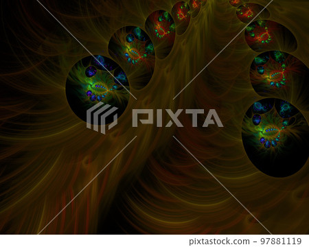 Imaginatory fractal abstract background Image 97881119