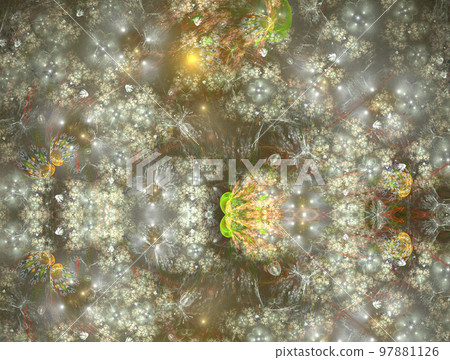 Imaginatory fractal abstract background Image Imaginatory fractal abstract background Image 97881126