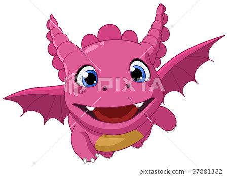 Pink Baby Dragon 97881382