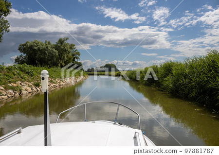 Bata Canal from a boat, Czechia / Slovakia Bata Canal from a boat, Czechia / Slovakia 97881787