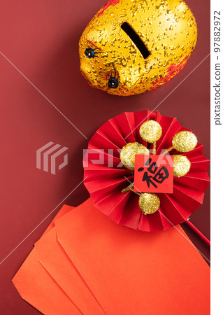 中國新年 過年 紅包 裝飾 背景 農曆新年 Chines new year background 中國新年 過年 紅包 裝飾 背景 農曆新年 Chines new year background 97882972