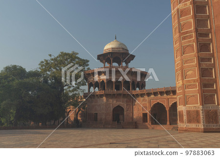 monument architecture Taj Mahal in Agra 97883063