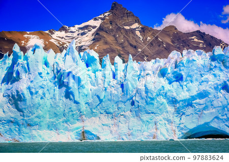 Dramatic Perito Moreno Glacier and lake, Lake Argentina, Patagonia, El Calafate 97883624