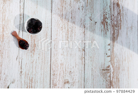 ripe blackberries. 97884429