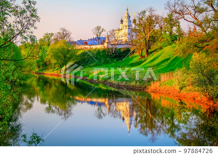 Suzdal village in Golden Ring of Russia, idyllic landscape Suzdal village in Golden Ring of Russia, idyllic landscape 97884726