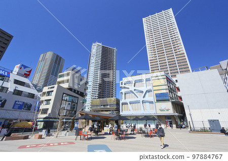 Musashi-Kosugi Station in fine weather Tokosugi Core Park 2 97884767