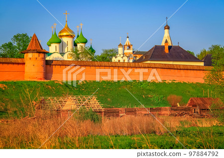 Suzdal village in Golden Ring of Russia, idyllic landscape Suzdal village in Golden Ring of Russia, idyllic landscape 97884792