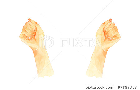 Hand-drawn watercolor illustration material Hand-drawn watercolor illustration material 97885318