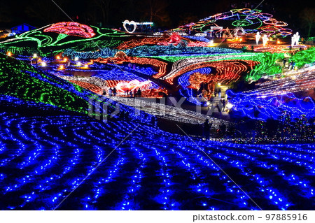 [Kagawa Prefecture] Illuminations at Sanuki Mannou National Government Park (Winter Fantasy) 97885916