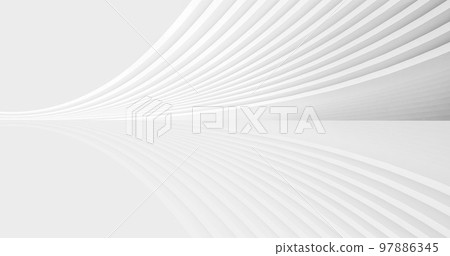 白色未來主義建築線條質感紋理,3D渲染. 白色未來主義建築線條質感紋理,3D渲染. 97886345