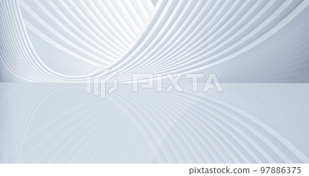 銀白色未來主義建築線條質感紋理,3D渲染. 銀白色未來主義建築線條質感紋理,3D渲染. 97886375