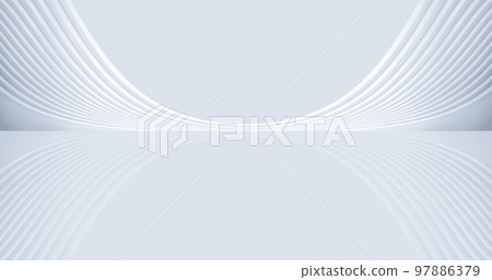 Silver and white futuristic building lines texture texture, 3D rendering. Silver and white futuristic building lines texture texture, 3D rendering. 97886379