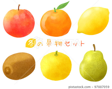 6 種冬季水果套裝（蘋果、橘子、檸檬、奇異果、柚子、法國） 97887059