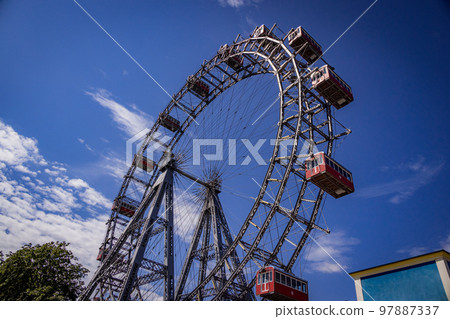 Vienna Ferris Wheel at Prater Entertainment Park 97887337