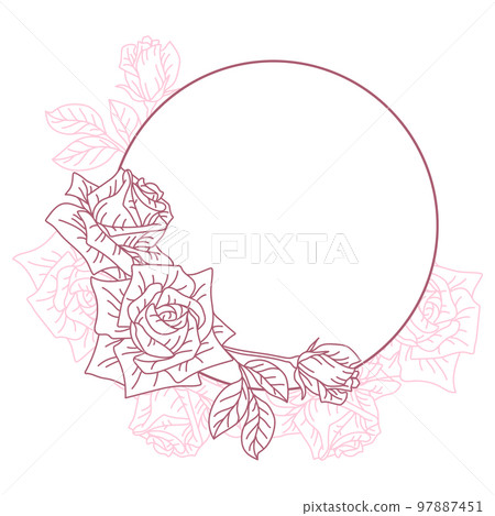 Background with rose flowers. Beautiful decorative plants. Background with rose flowers. Beautiful decorative plants. 97887451