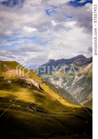 Grossglockner High Alpine Road in Austria Grossglockner High Alpine Road in Austria 97887453