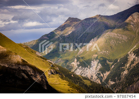 Grossglockner High Alpine Road in Austria Grossglockner High Alpine Road in Austria 97887454
