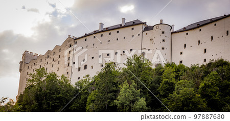 The fortress of Salzburg Austria called Hohensalzburg 97887680