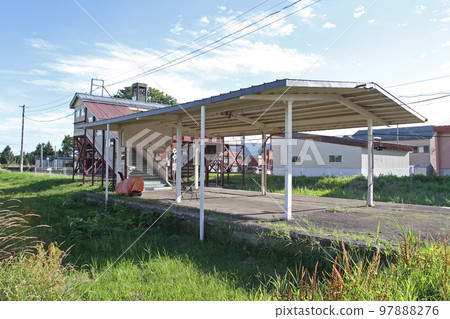 Kusosu Old Miyuki Line Platform Bifuka Station JR Bifuka Station Bifuka W54 Soya Main Line Miyuki Line Kusosu Old Miyuki Line Platform Bifuka Station JR Bifuka Station Bifuka W54 Soya Main Line Miyuki Line 97888276