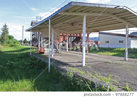 Kusosu Old Miyuki Line Platform Bifuka Station JR Bifuka Station Bifuka W54 Soya Main Line Miyuki Line Kusosu Old Miyuki Line Platform Bifuka Station JR Bifuka Station Bifuka W54 Soya Main Line Miyuki Line 97888277