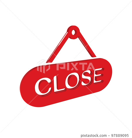 Illustration Vector graphic of Close Sign icon Illustration Vector graphic of Close Sign icon 97889095
