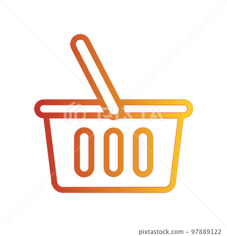 Illustration Vector graphic of Shopping Basket icon Illustration Vector graphic of Shopping Basket icon 97889122