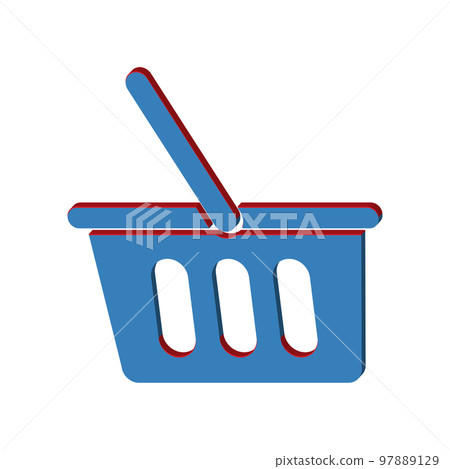 Illustration Vector graphic of Shopping Basket icon 97889129